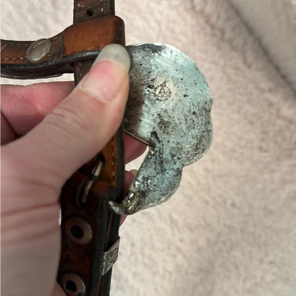 One Eared Western Headstall - light oil - Picture 6 of 6